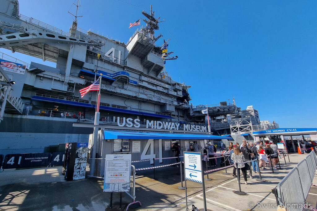 USS Midway Museum in San Diego Kalifornien