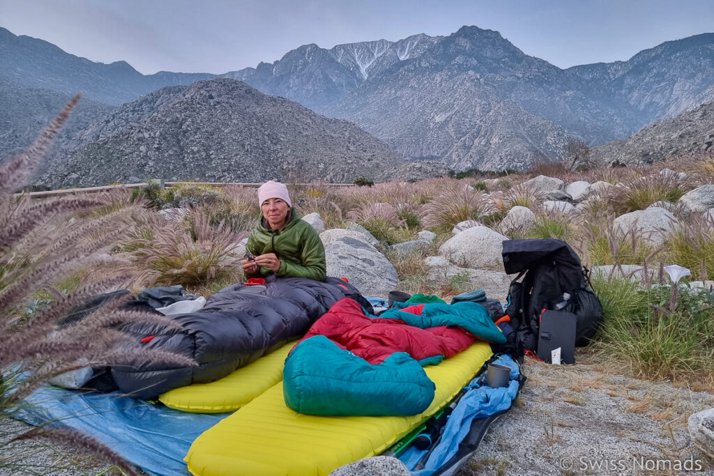 Cowboy Camping auf dem PCT