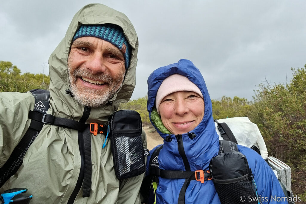 Regenjacke auf dem Pacific Crest Trail