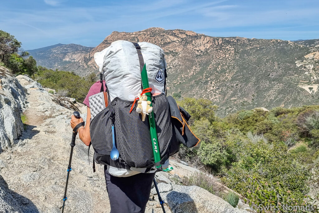 Der Rucksack unserer Pacific Crest Trail Packliste