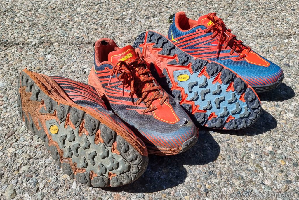 Trailrunning Schuhe auf dem Pacific Crest Trail