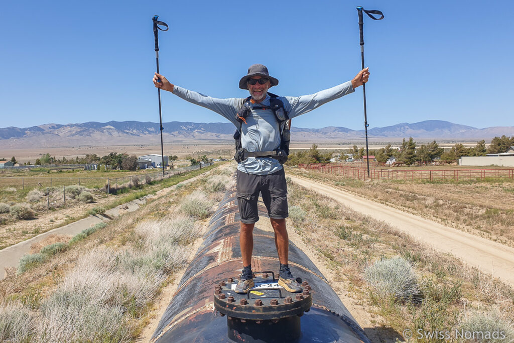 Trekkingstöcke auf dem Pacific Crest Trail