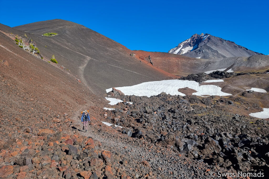 Lava Feld Oregon PCT