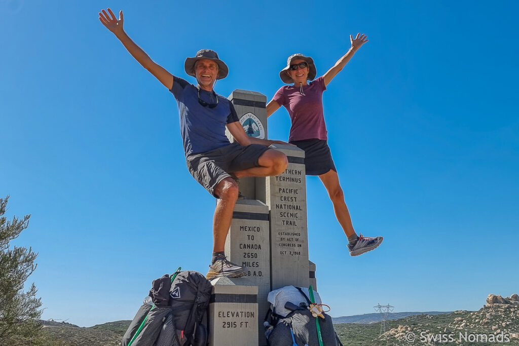 Pacific Crest Trail Route Abschnitt A