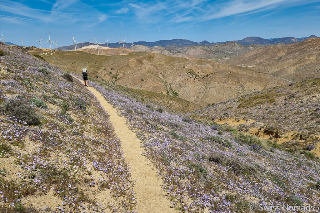 Pacific Crest Trail Route Abschnitt F