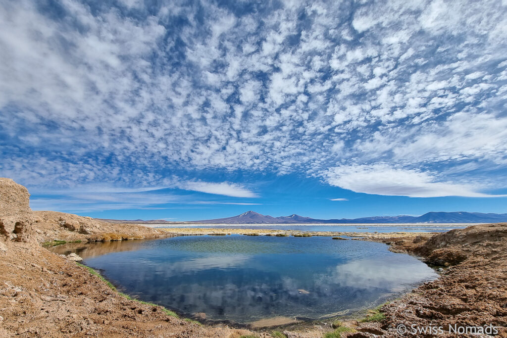 Wolken über dem Salar de Pedernales