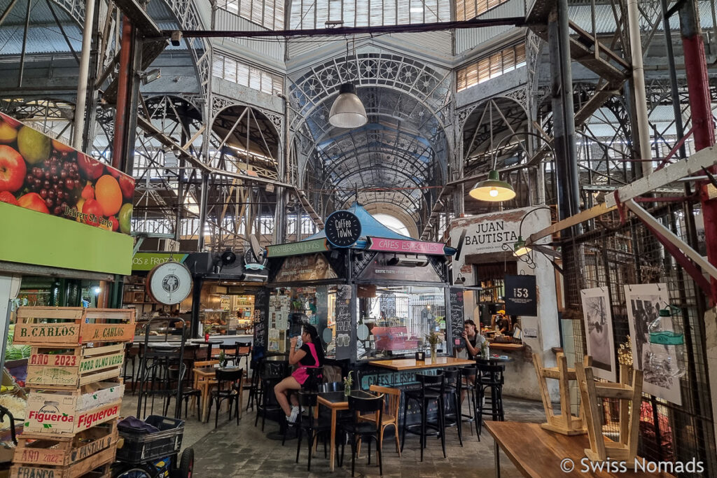 Markthalle in San Telmo in Buenos Aires