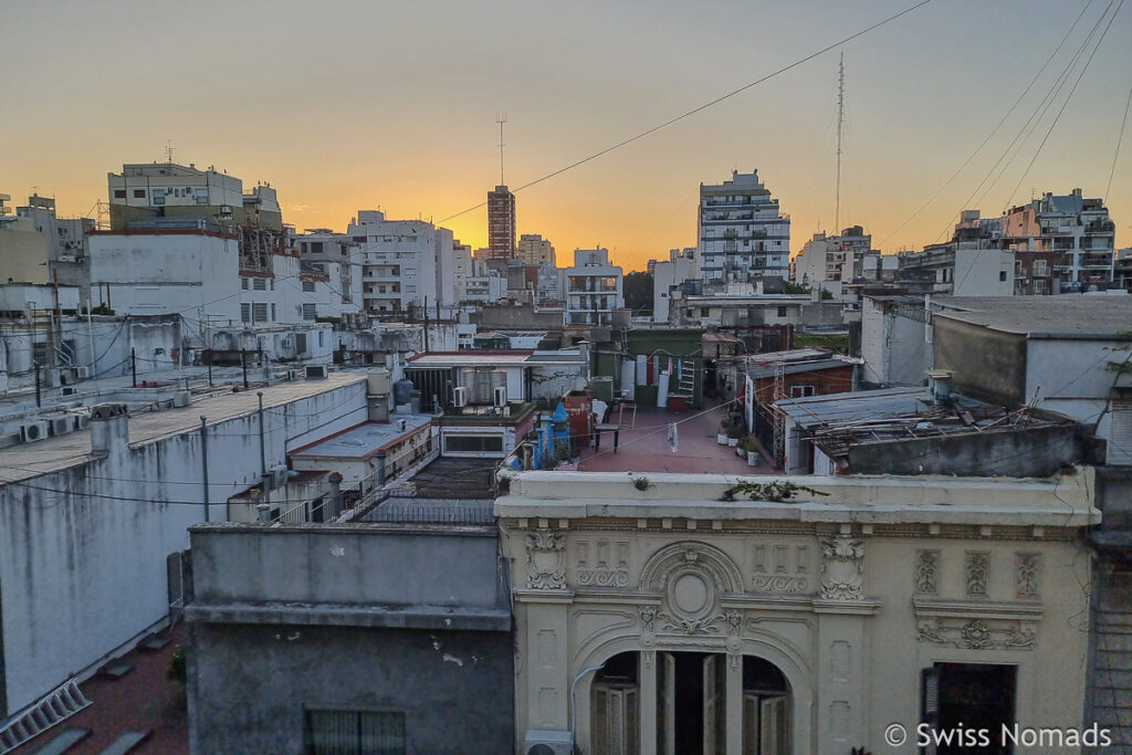 Aussicht auf San Telmo in Buenos Aires