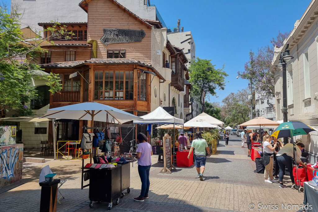 Barrio Lastarria in Santiago de Chile