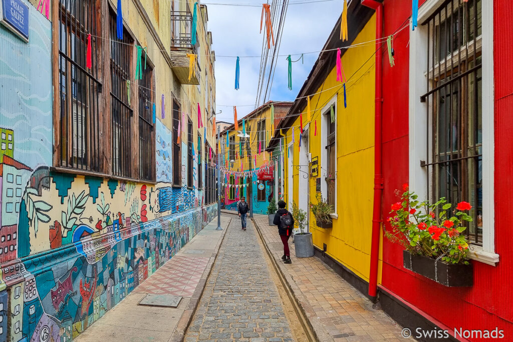 Gasse in Valparaiso