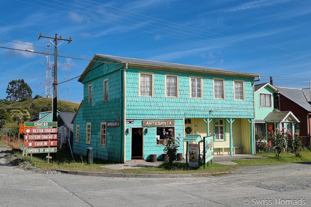 Holzschindel Haus Chacao auf Chiloé