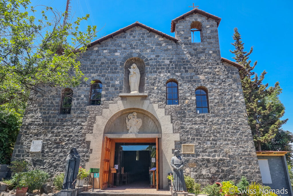 Kirche auf dem Cerro San Cristobal in Santiago