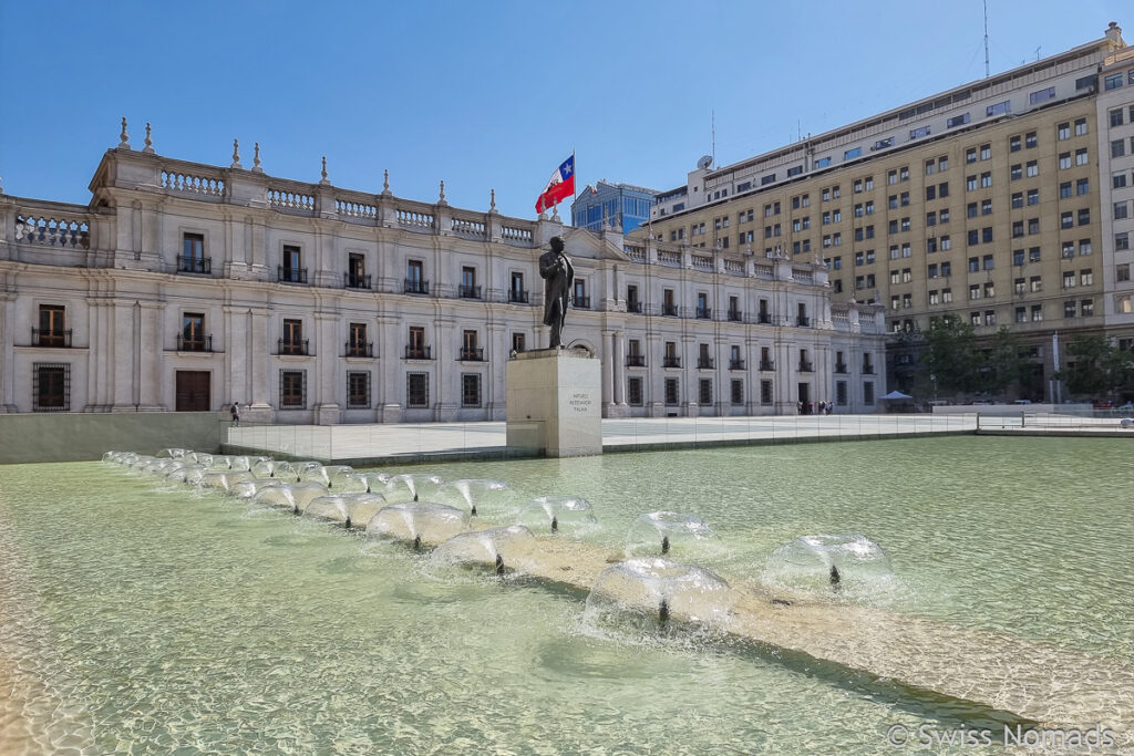 Palacio la Moneda in Santiago de Chile