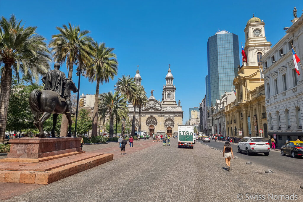 Plaza de Armas in Santiago de Chile