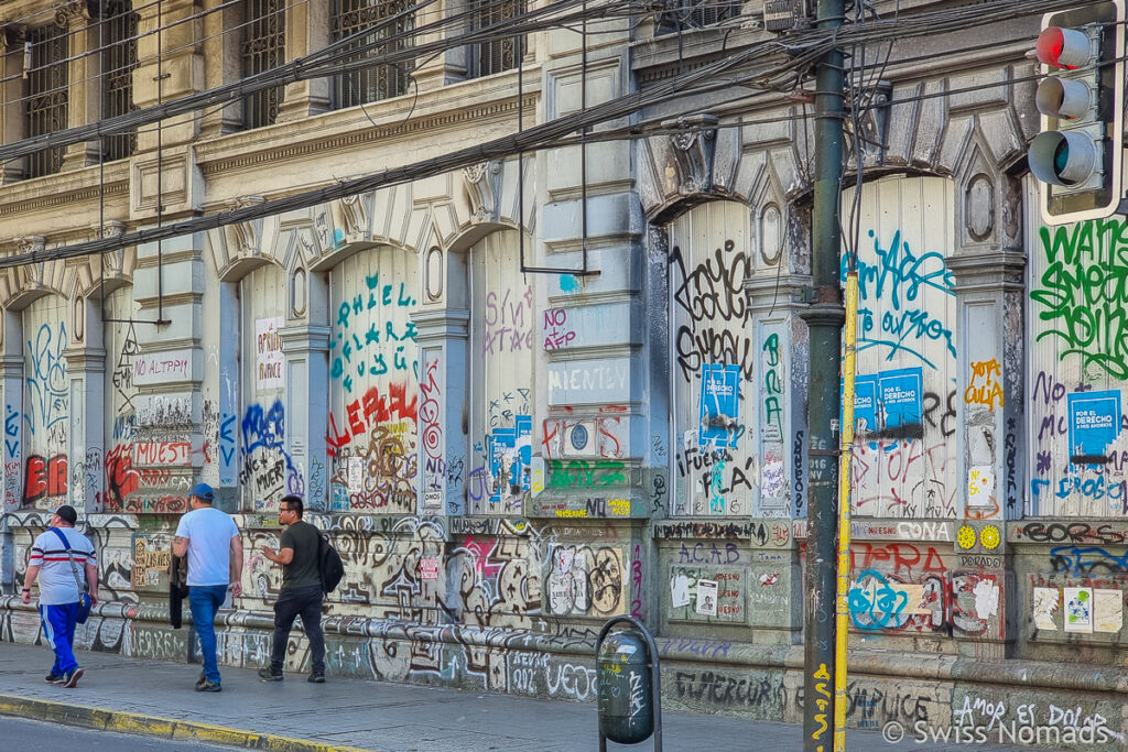 Stadtzentrum von Valparaiso