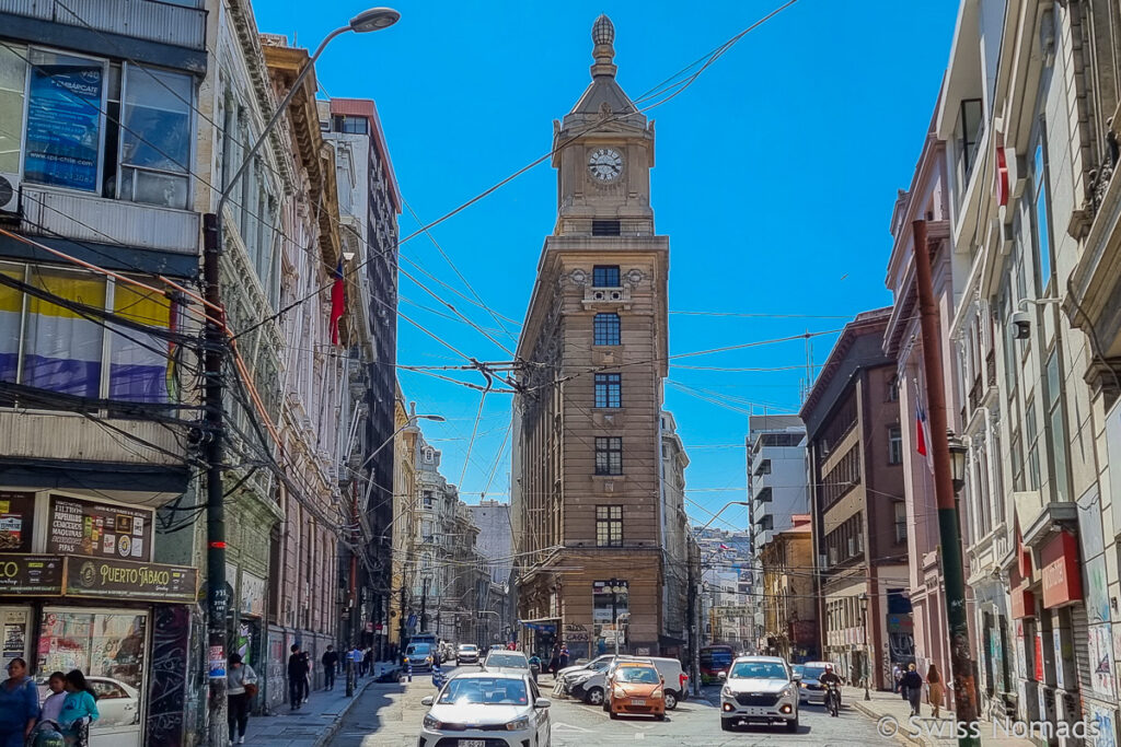 Stadtzentrum von Valparaiso