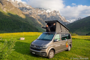 Mehr über den Artikel erfahren Camping in der Schweiz – Unsere Erfahrungen mit Nomady Camps