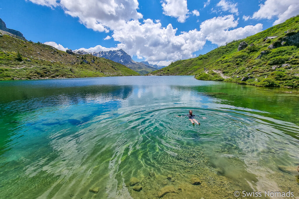 Baden im Partnunsee