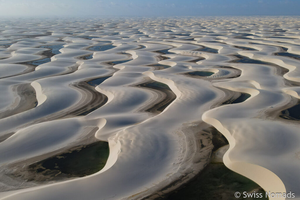 Lencois Maranhenses Flugaufnahme