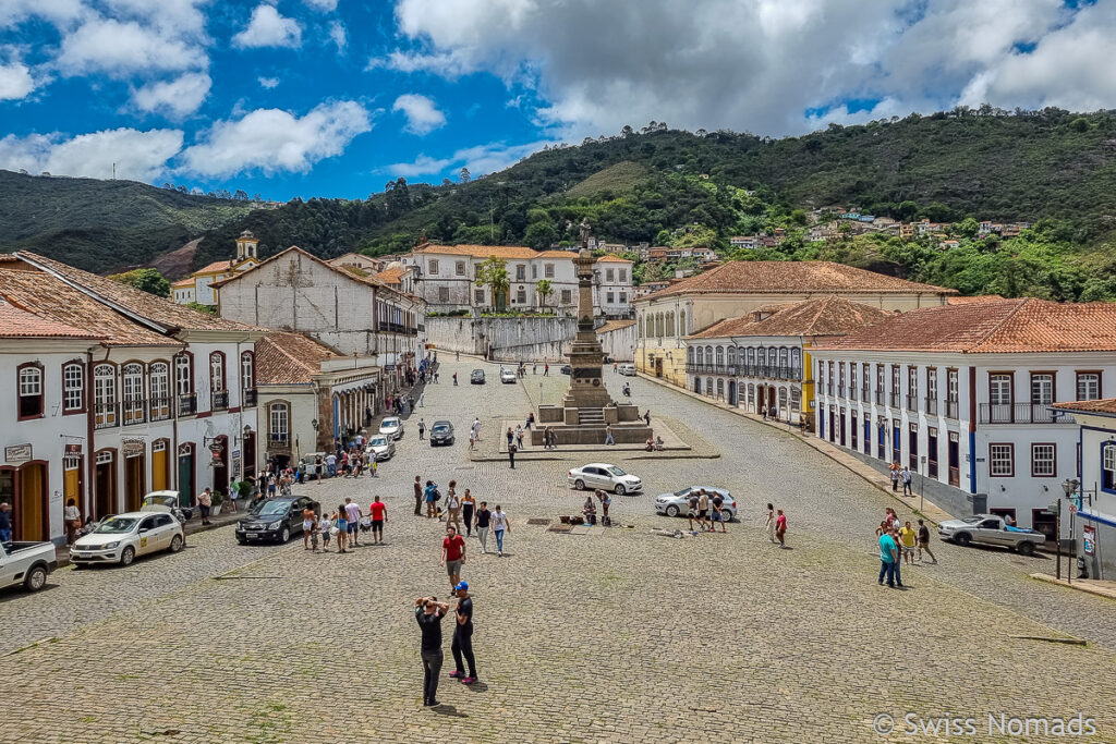 Ouro Preto Zentrum Praca Tiradentes