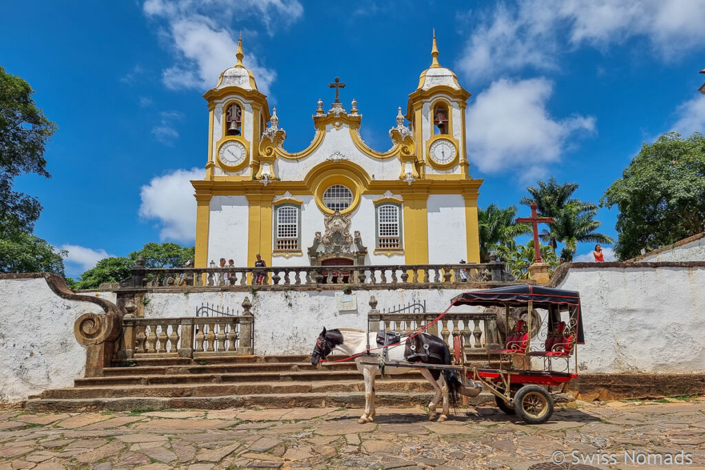 Tiradentes ist eine Kolonialstadt in Brasilien