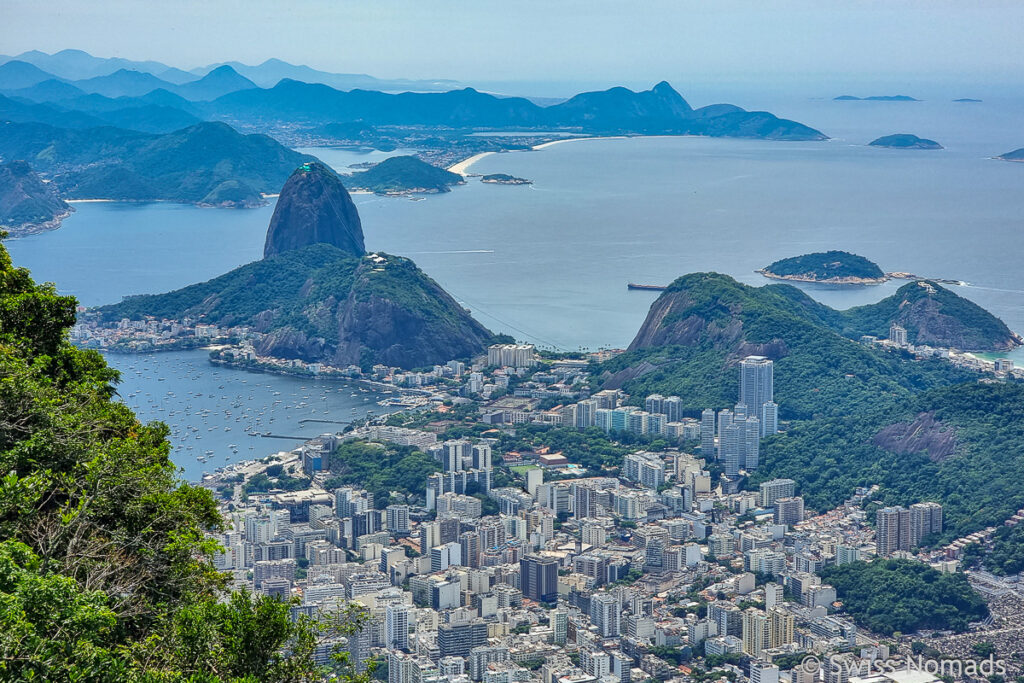 Aussicht vom Corcovado in Rio de Janeiro