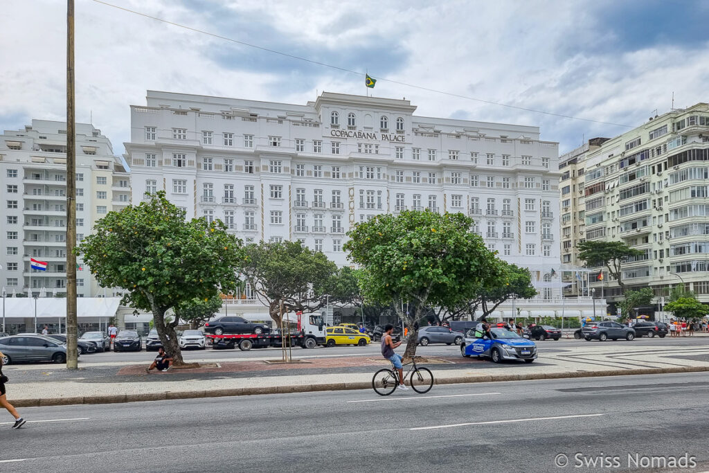 Hotel Copacabana Palace in Rio de Janeiro