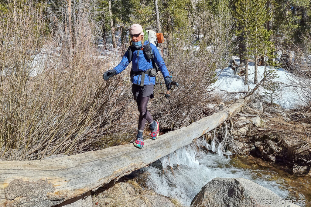 Pacific Crest Trail Flussüberquerung