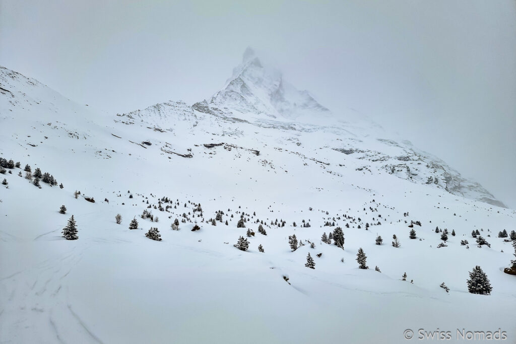 Matterhorn Nordwand Trail Schneeschuhwanderung