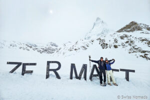 Mehr über den Artikel erfahren Schneeschuhwandern und Winterwandern in Zermatt – Ein Wintermärchen
