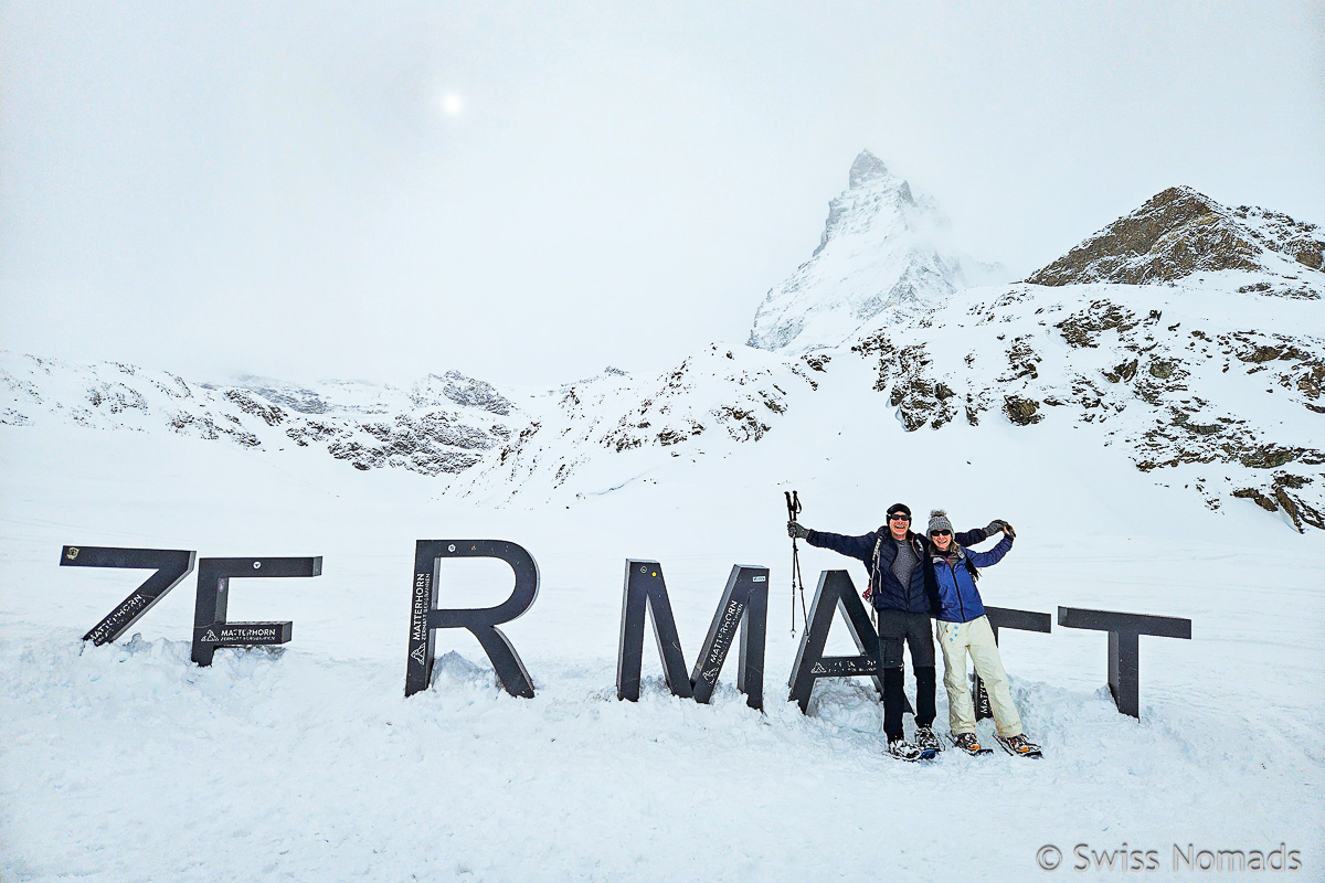 You are currently viewing Schneeschuhwandern und Winterwandern in Zermatt – Ein Wintermärchen