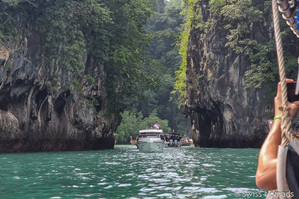 Eingang zur Hong Lagoon bei der Insel Hong