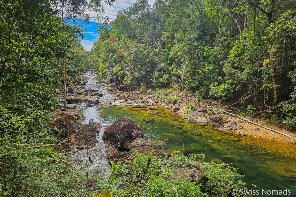 Wanderung zum Khlong Phlu Wasserfall auf Koh Chang