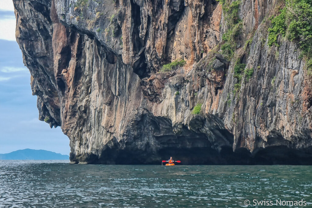 Mit dem Kajak vom Charlie Beach zur Emerald Cave