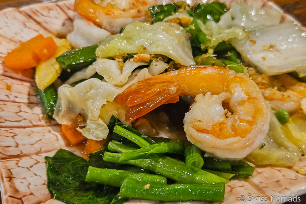 Shrimp Gemüse Thailand Essen