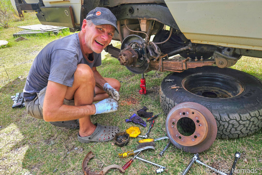 Reparaturen Fahrzeug in Südamerika