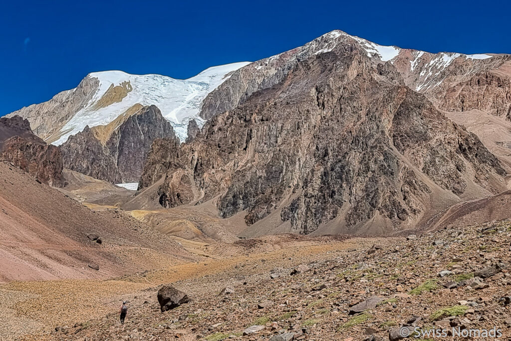 Cerro Mercedario mit Gletscher