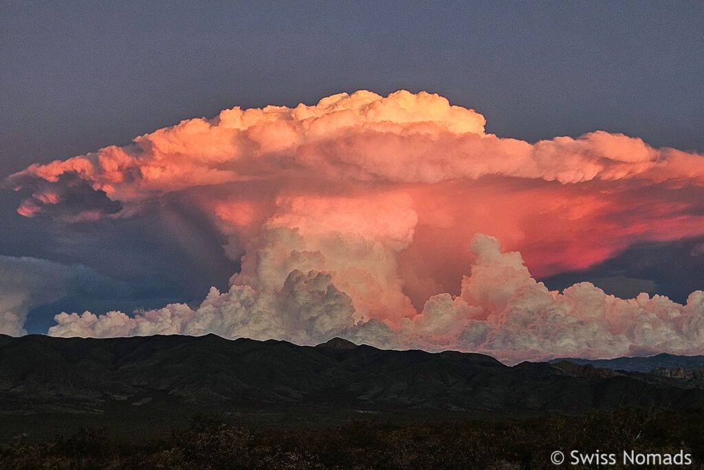 Dramatische Gewitterwolke