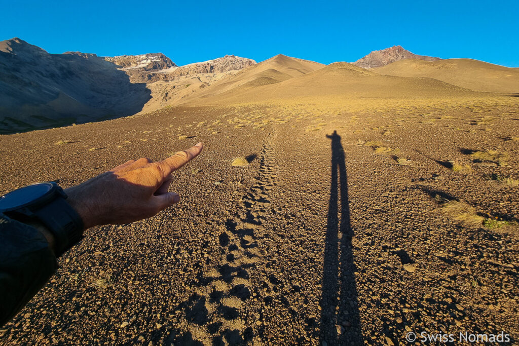 Schatten am Planchon-Peteroa