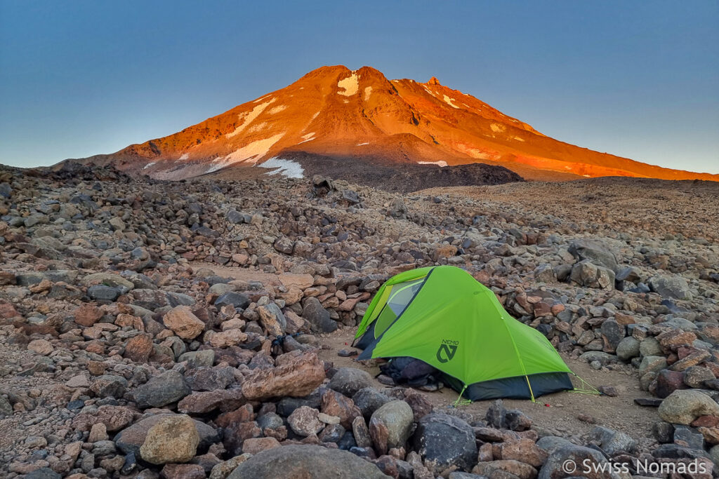 Sonnenaufgang am Vulkan Maipo