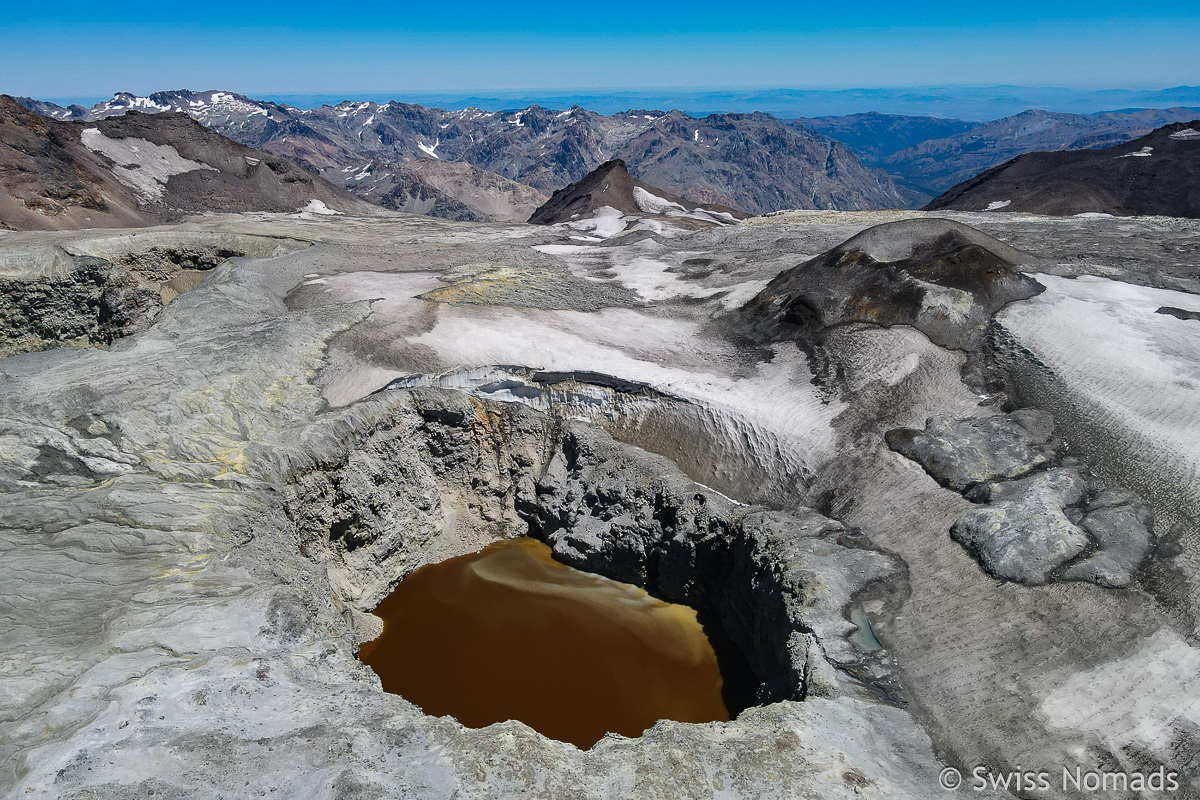 Mehr über den Artikel erfahren Wanderung zum Krater des Vulkankomplex Planchon-Peteroa